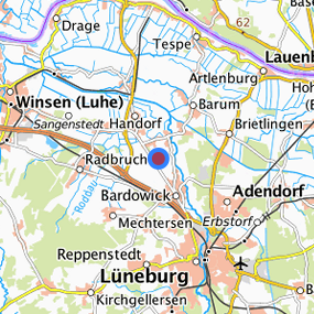 Lage in der gesuchten Region 