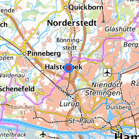 Location in the requested region 
