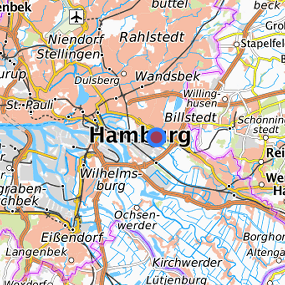 Lage in der gesuchten Region 