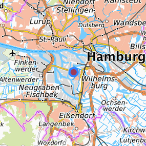 Lage in der gesuchten Region 