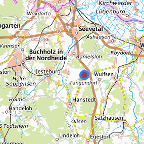 Lage in der gesuchten Region 
