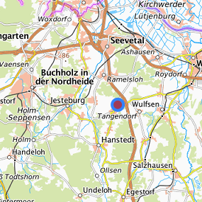 Lage in der gesuchten Region 