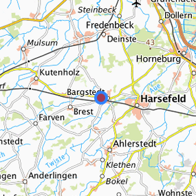 Lage in der gesuchten Region 
