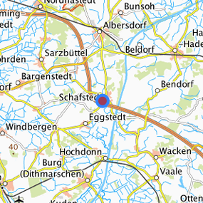 Lage in der gesuchten Region 