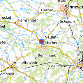 Location in the requested region 