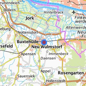 Lage in der gesuchten Region 