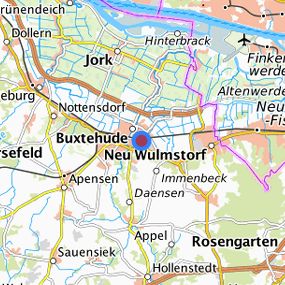 Lage in der gesuchten Region 
