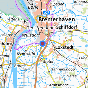 Lage in der gesuchten Region 