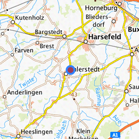 Lage in der gesuchten Region 