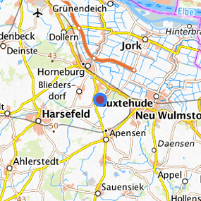 Lage in der gesuchten Region 