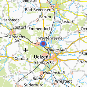 Lage in der gesuchten Region 