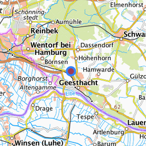 Location in the requested region 