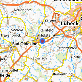 Lage in der gesuchten Region 