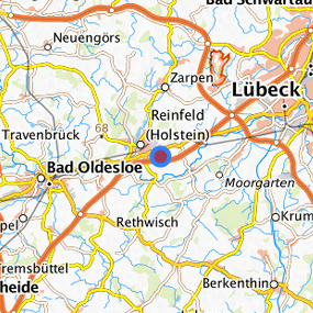 Location in the requested region 