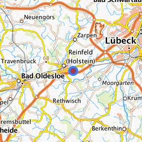 Lage in der gesuchten Region 