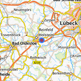 Lage in der gesuchten Region 