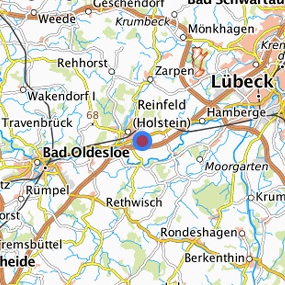 Lage in der gesuchten Region 