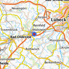 Lage in der gesuchten Region 