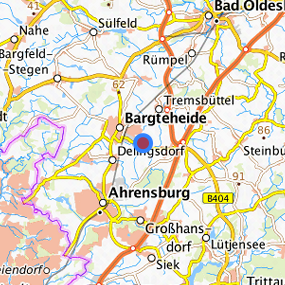 Lage in der gesuchten Region 