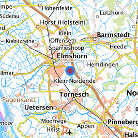 Lage in der gesuchten Region 