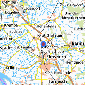 Lage in der gesuchten Region 