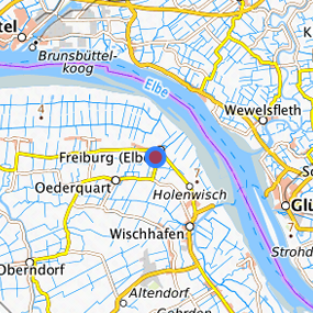 Lage in der gesuchten Region 