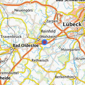 Lage in der gesuchten Region 