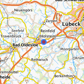 Lage in der gesuchten Region 