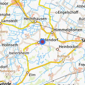 Lage in der gesuchten Region 