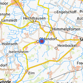 Lage in der gesuchten Region 