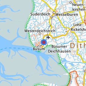 Lage in der gesuchten Region 