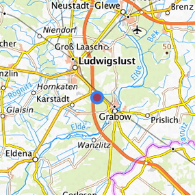 Lage in der gesuchten Region 