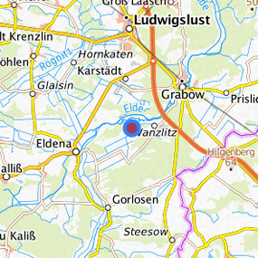 Lage in der gesuchten Region 