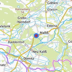 Lage in der gesuchten Region 