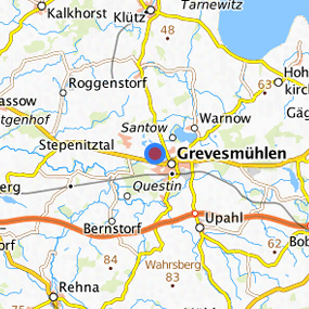 Lage in der gesuchten Region 