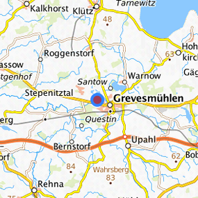 Lage in der gesuchten Region 