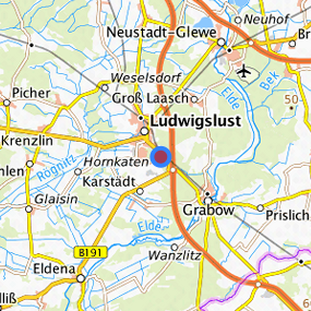 Location in the requested region 