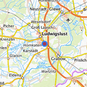 Lage in der gesuchten Region 