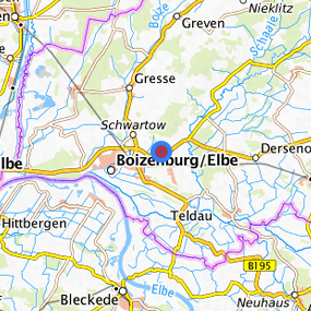 Lage in der gesuchten Region 