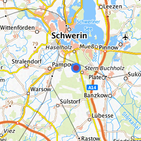 Lage in der gesuchten Region 