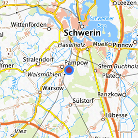 Lage in der gesuchten Region 