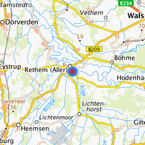 Location in the requested region 