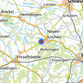 Lage in der gesuchten Region 