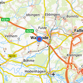 Location in the requested region 