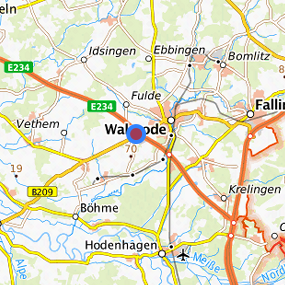 Location in the requested region 