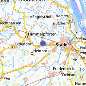 Lage in der gesuchten Region 