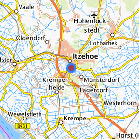 Lage in der gesuchten Region 