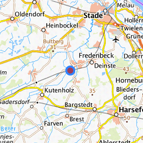 Lage in der gesuchten Region 