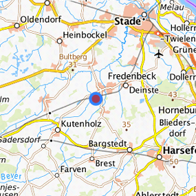 Lage in der gesuchten Region 