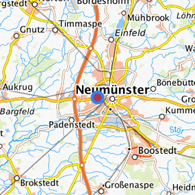 Lage in der gesuchten Region 